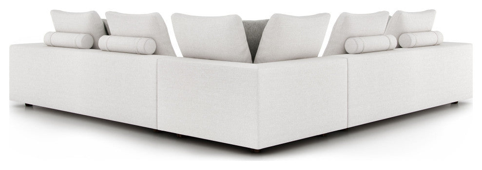 Lucerne Modular Chaise, Ashen Fabric, Ashen Fabric, Set03-3pc