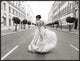 "Walking Down a Road" Framed Canvas Giclee by Haute Photo Collection, 33x25"