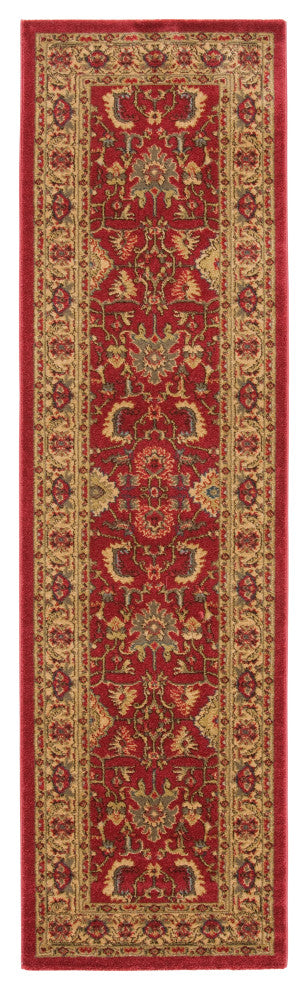Safavieh Mahal MAH693Q Rug, Red/Beige, 2'2" X 8'