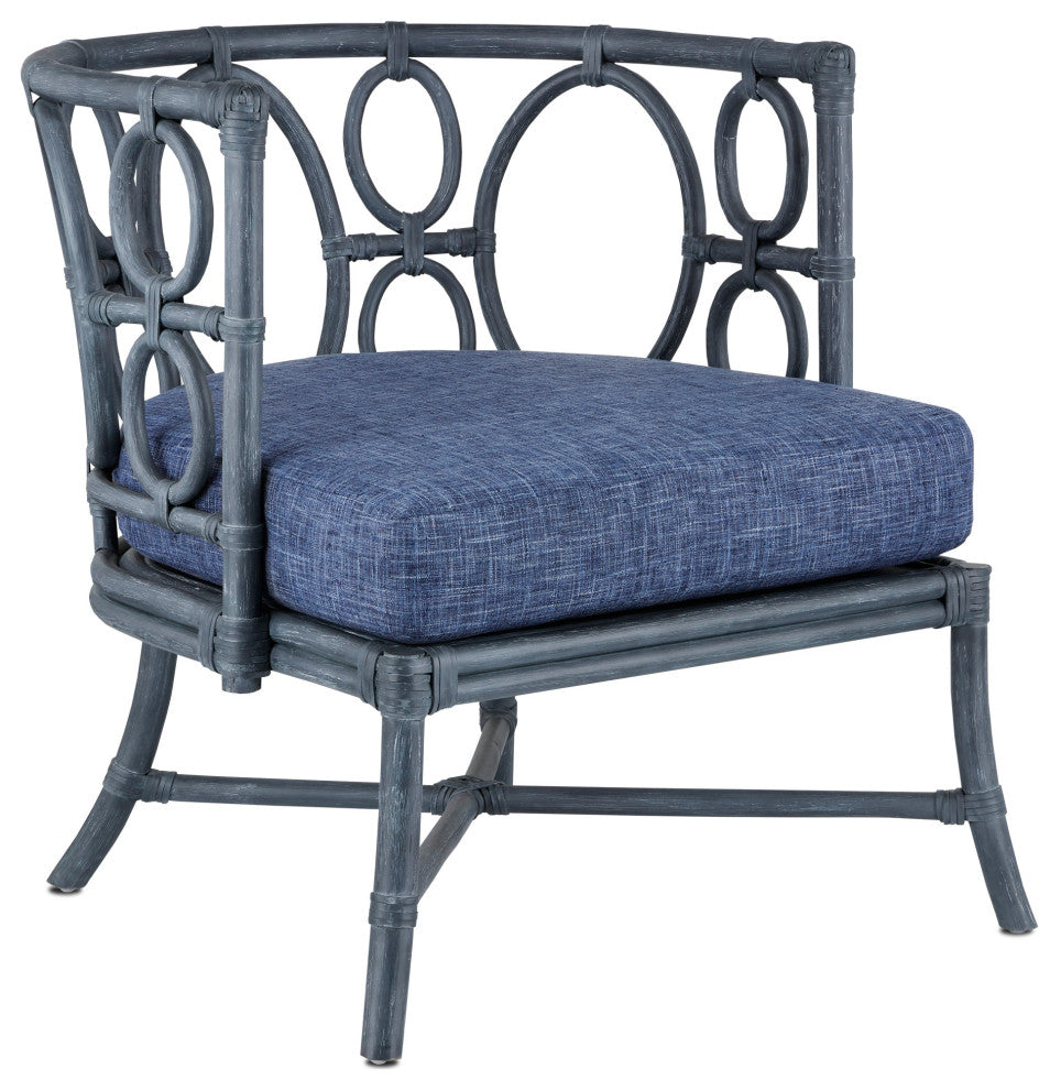 Tegal Finn Navy Chair