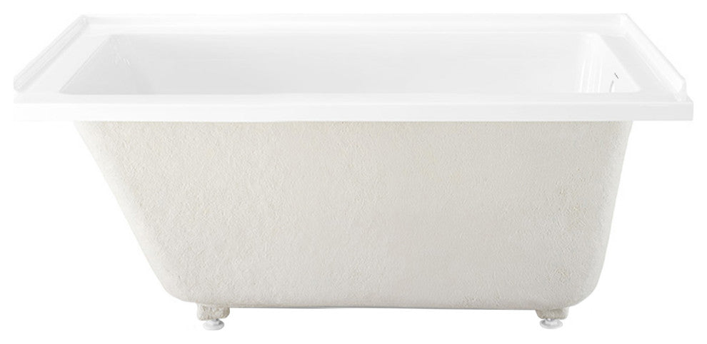 Voltaire 54x30, Acrylic Glossy White, Alcove, Bathtub, Right-Hand Drain