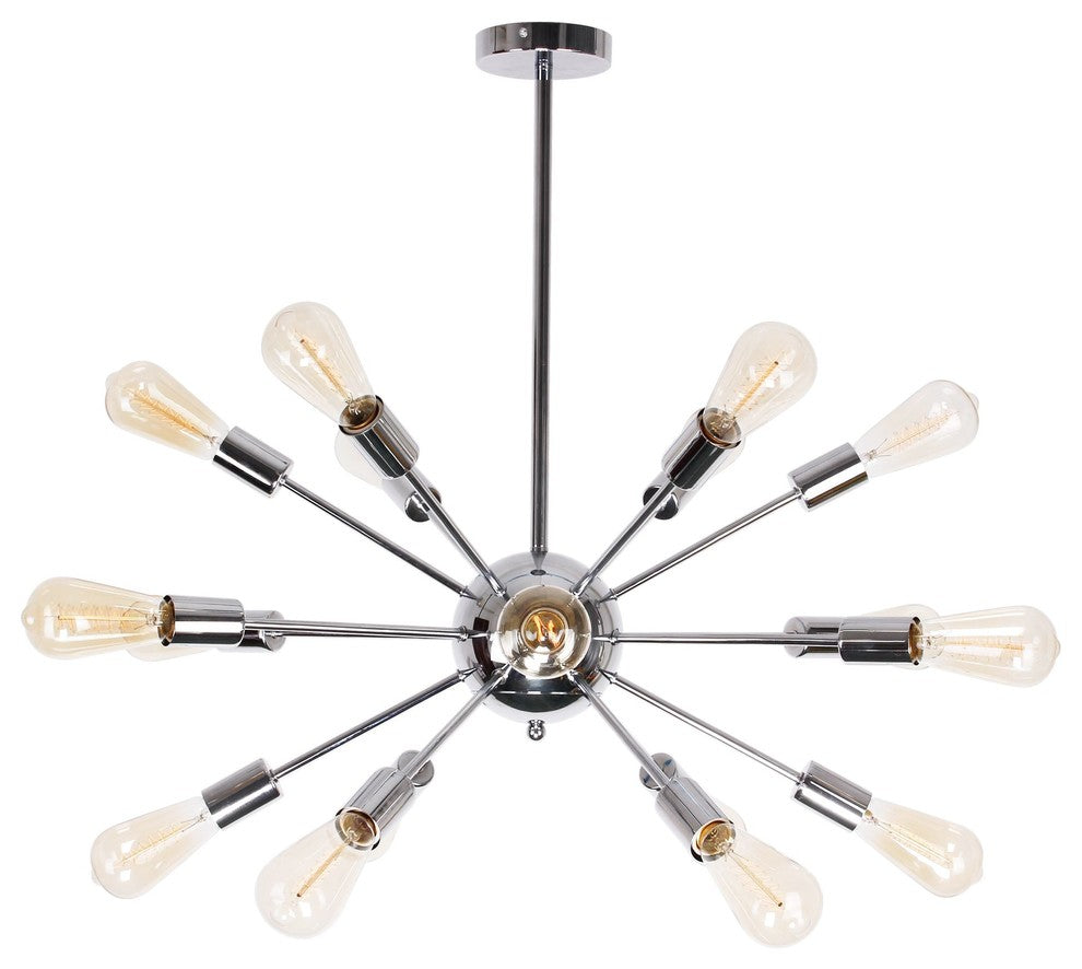 Sputnik 18-Light Chandelier, Chrome