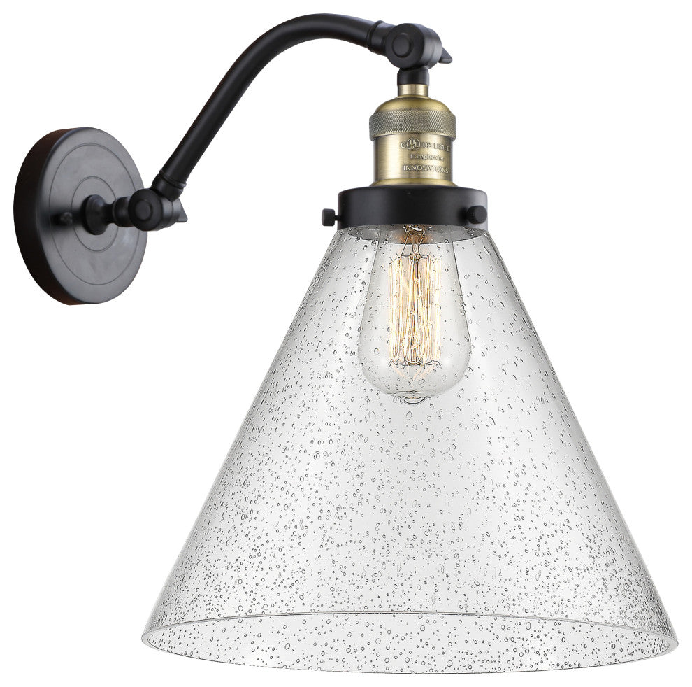 Innovations Lighting 515-1W-BAB-G44-L X-Large Cone 1 Light Sconce