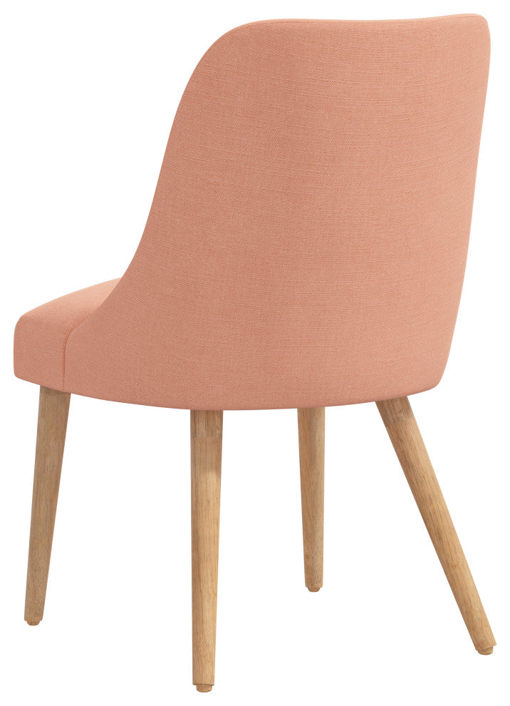 Dining Chair, Linen Apricot