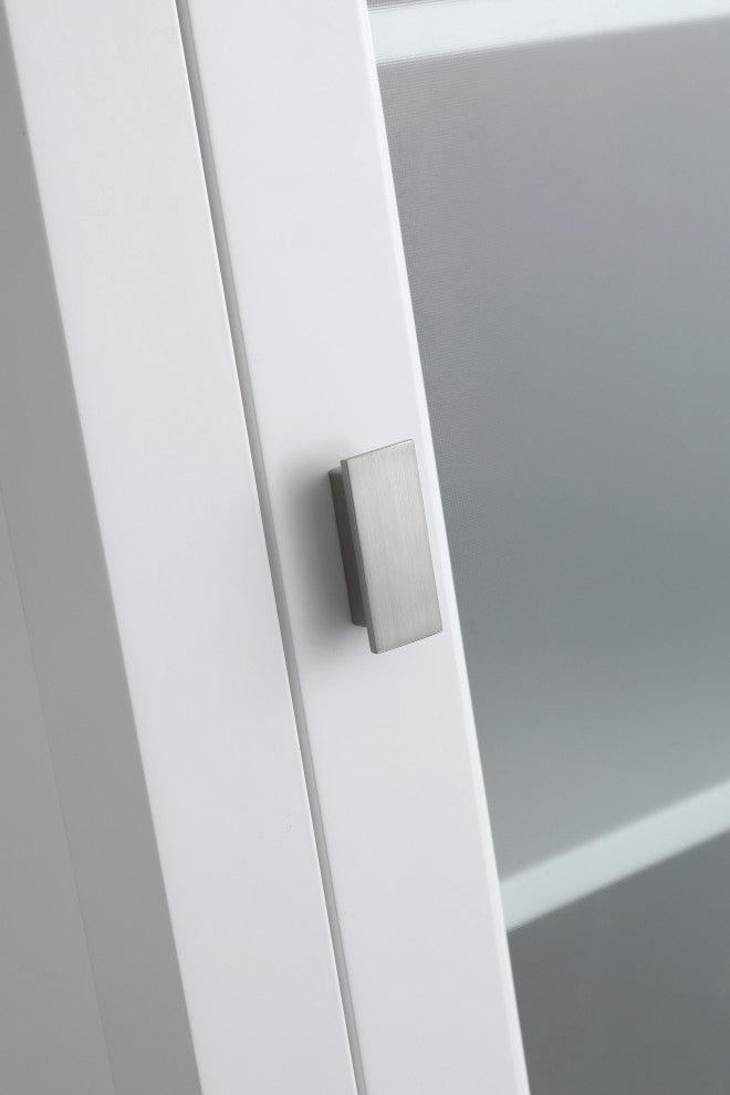 London 66" Linen Cabinet, White