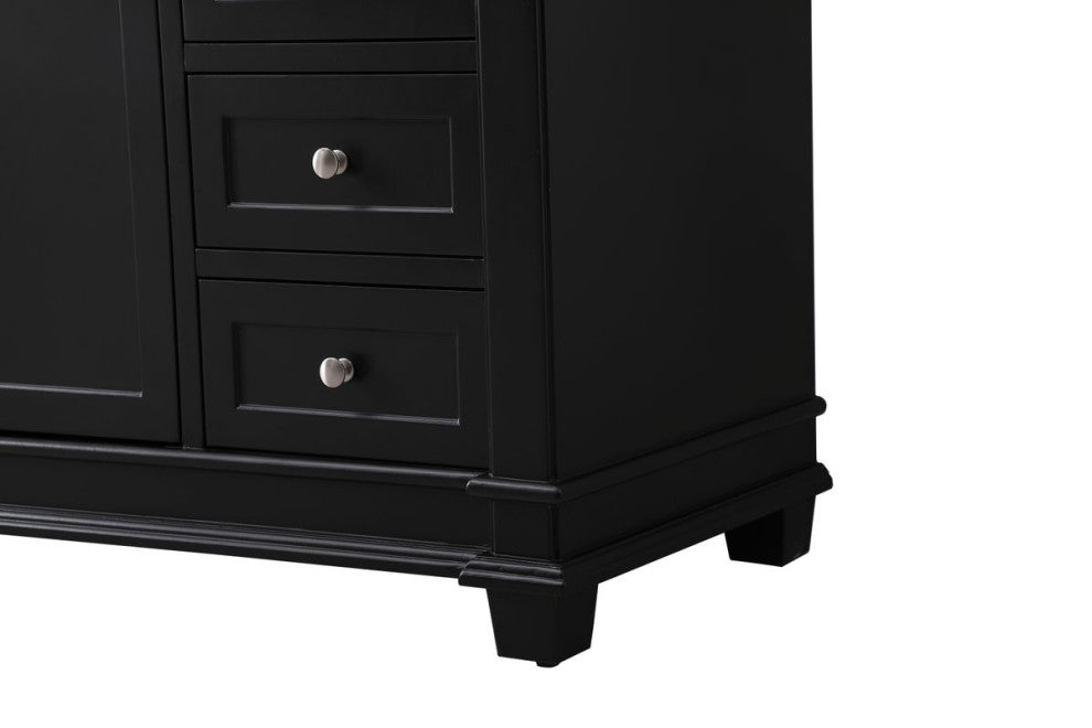 Weston Single Bathroom Vanity Set, Black, 60