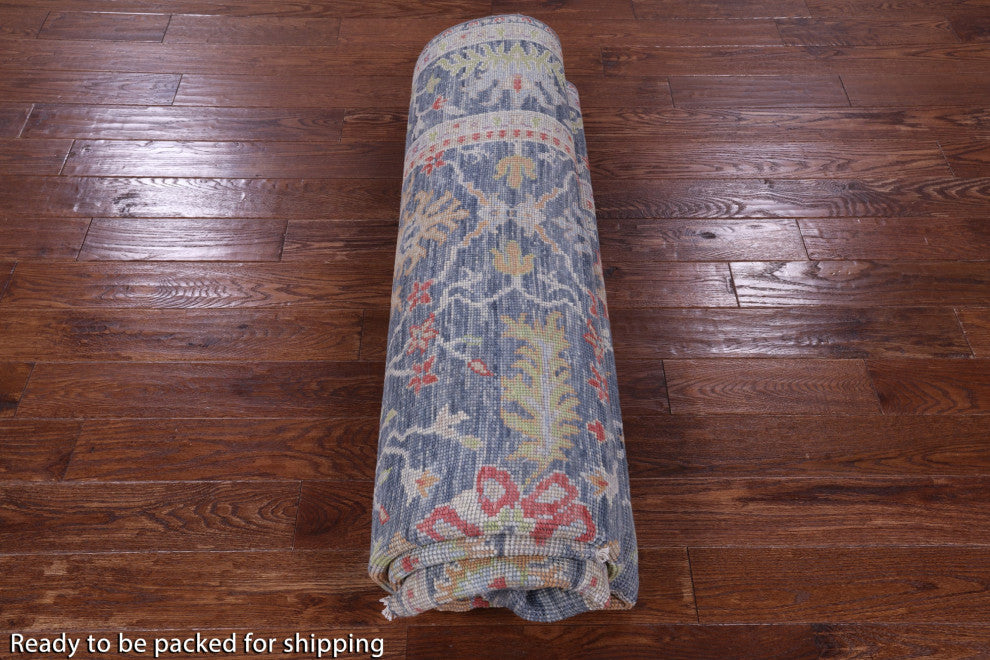 8' 1" X 10' 3" Turkish Oushak Handmade Wool Rug - Q13390