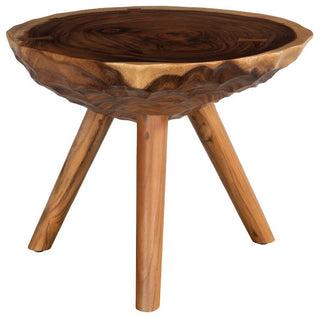 Indent Side Table, Natural, SM