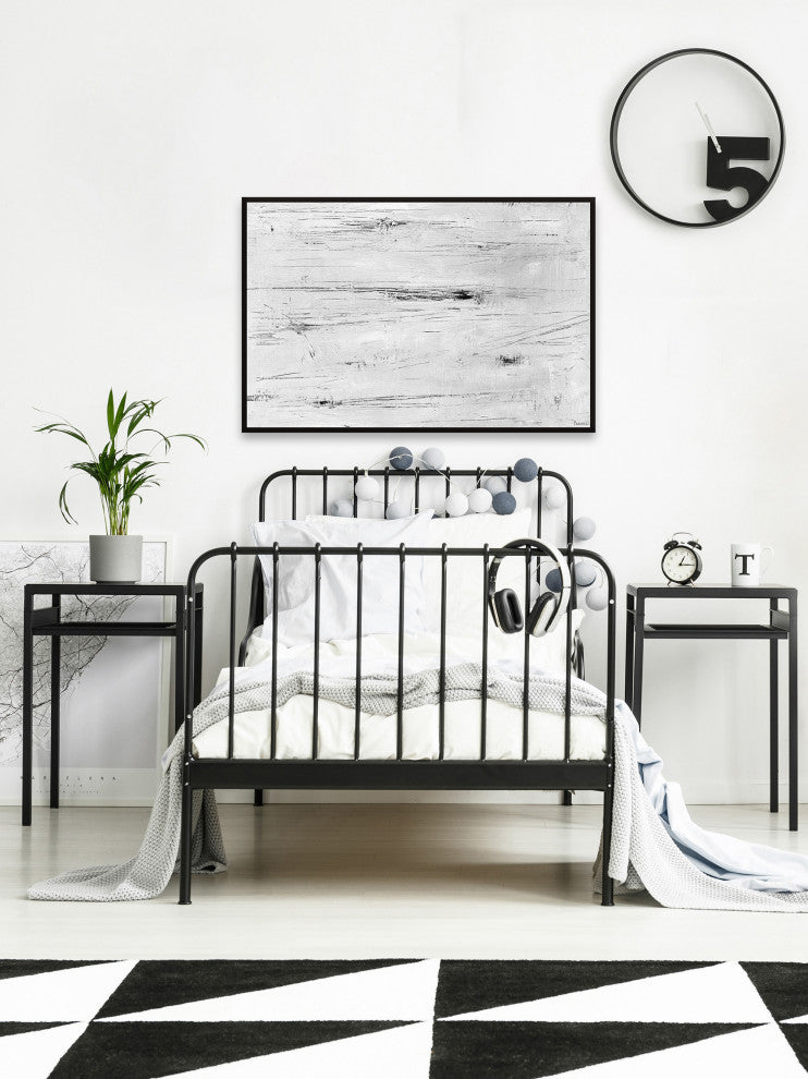 "Exact Direction" Floater Framed Painting Print on Canvas, 36x24
