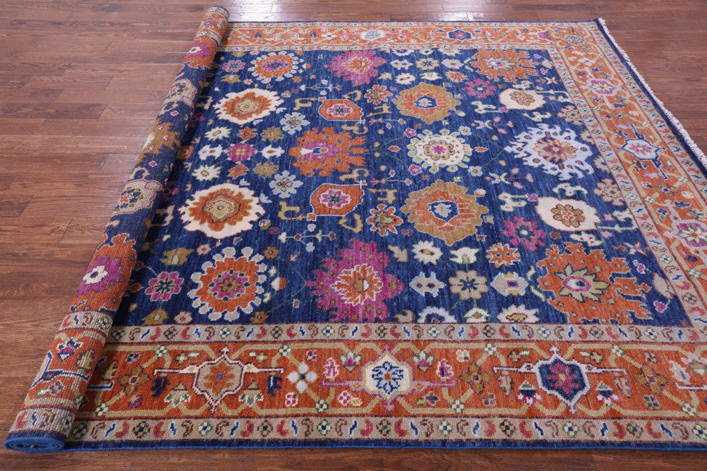 8' 1" X 10' 2" Turkish Oushak Handmade Rug - Q15952