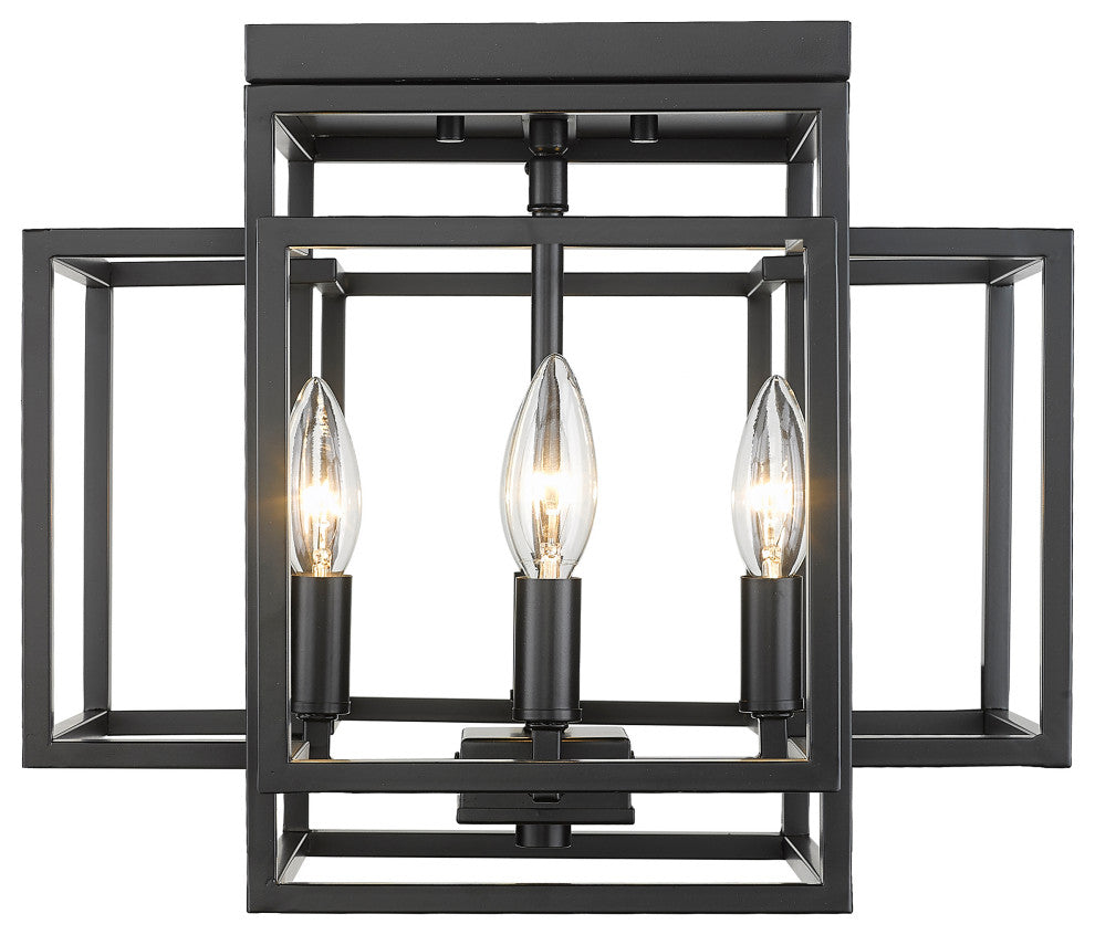 Zlite 454F-MB 4-Light Flush Mount, Other