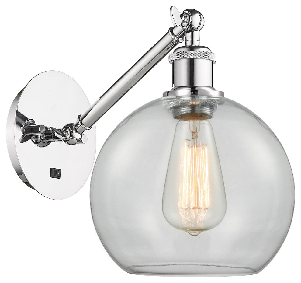 Innovations 317-1W-PC-G122-8-LED 1-Light Sconce, Polished Chrome