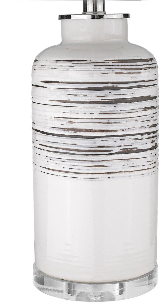 Trend Home 1-Light Polished Nickel Table Lamp