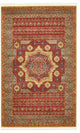 Unique Loom Red Quincy Palace 3' 3 x 5' 3 Area Rug