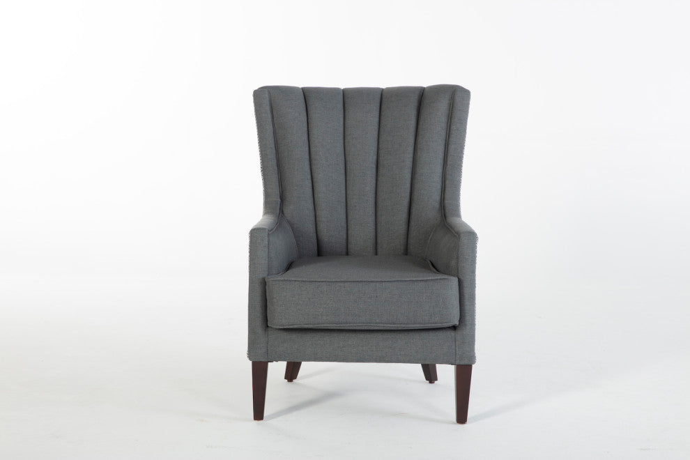 Palmer Accent Armchair, Corvet  Anthracite