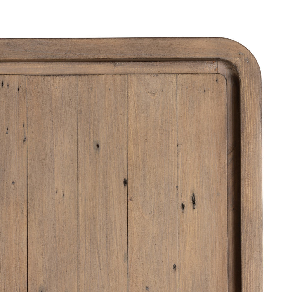Everson Cabinet, Scrubbed Teak