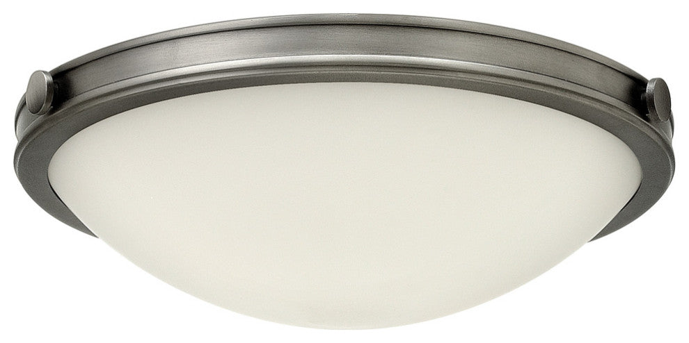 Hinkley Maxwell Medium Flush Mount, Antique Nickel