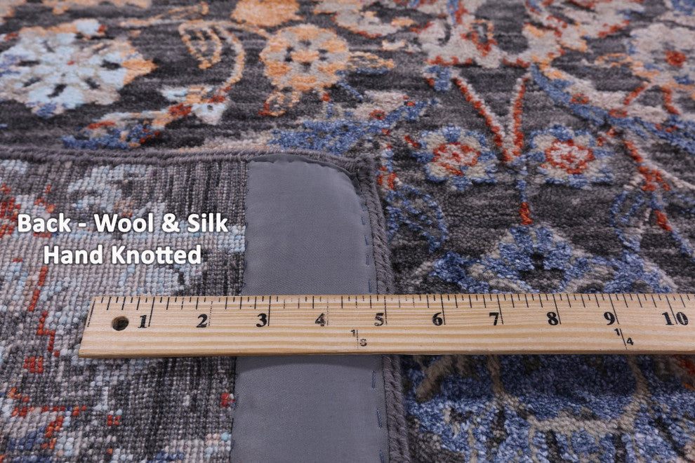 Wool & Silk Persian Handmade Rug 7' 11" X 10' 0" - Q13511