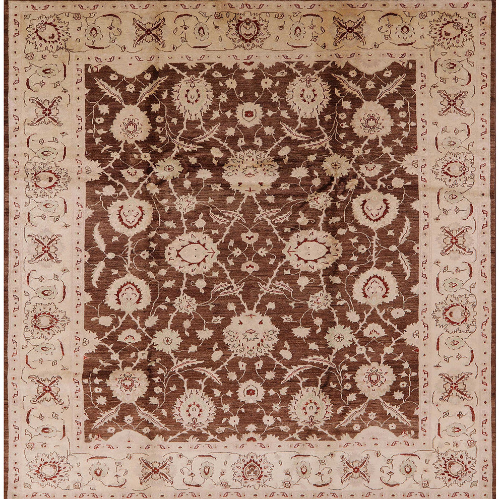 Ahgly Company Indoor Square Mid-Century Modern Area Rugs, 4' Square