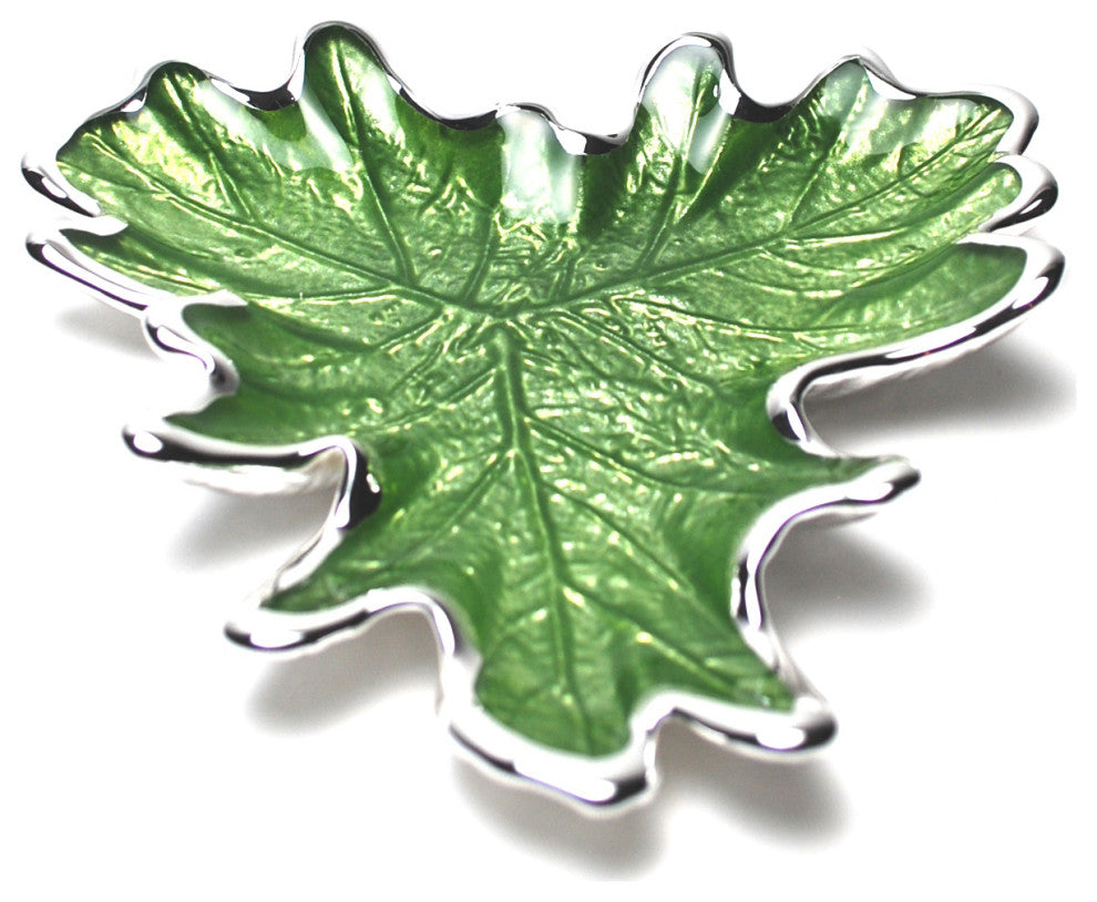 Foglia Grape Leaf Tray Green