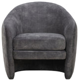Galey Alix x Livabliss Hatcher GAHT-001 Accent Chair, Grey, 31"H x 32"W x 32"D