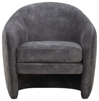 Galey Alix x Livabliss Hatcher GAHT-001 Accent Chair, Grey, 31"H x 32"W x 32"D