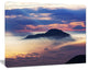 Amazing Java Mountain in Fog, Oversized Landscape Canvas Art, 20"x12"