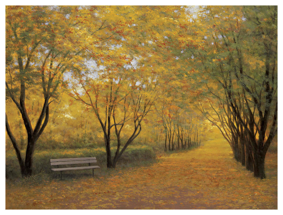 "Autumn Gold" Digital Paper Print by Diane Romanello, 50"x38"