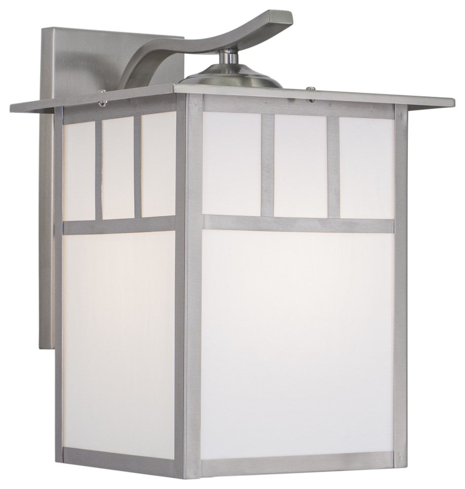 Mission 9.5" Outdoor Wall Light Stainless Steel