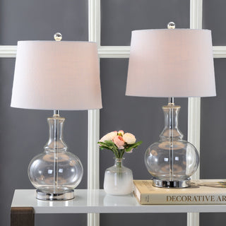 Lavelle 25" Glass Table Lamp, Set of 2