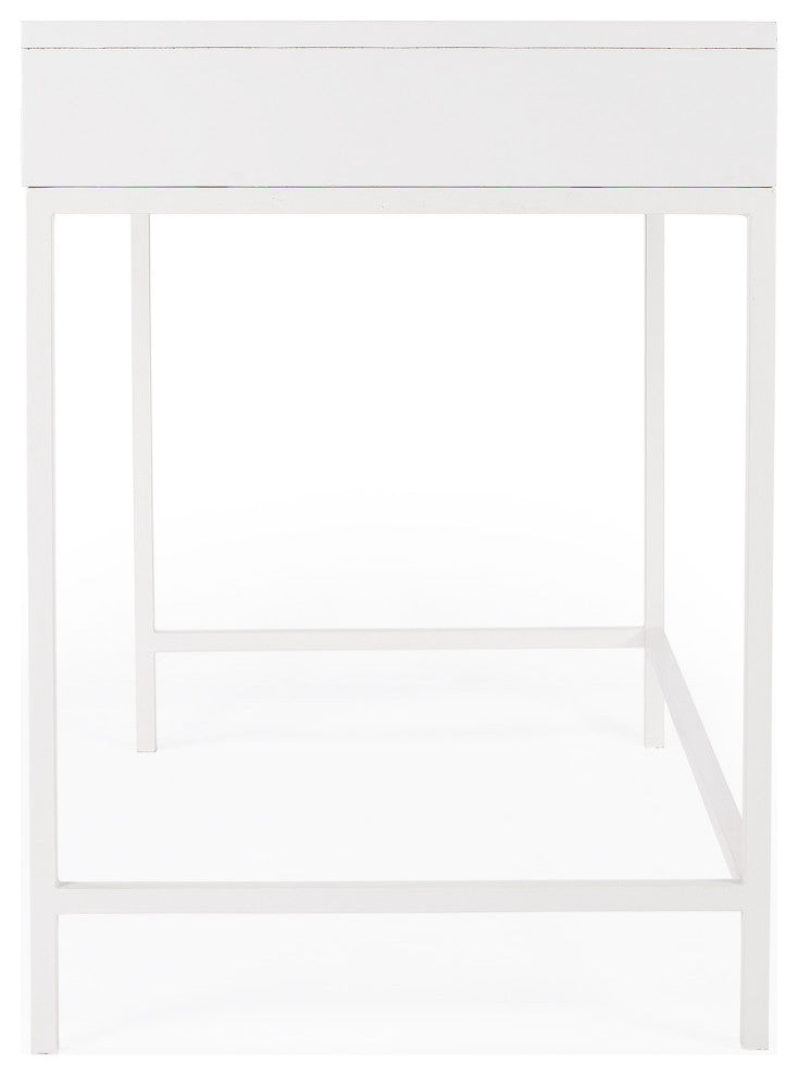 Butler Belka White Desk With Drawers