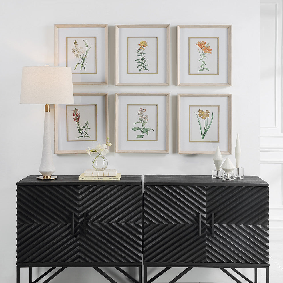 Uttermost Classic Botanicals Framed prints 6-Piece Set