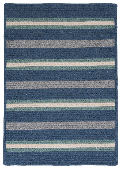 Colonial Mills Salisbury LY59 Denim Contemporary Area Rug, Rectangular 2'x6'