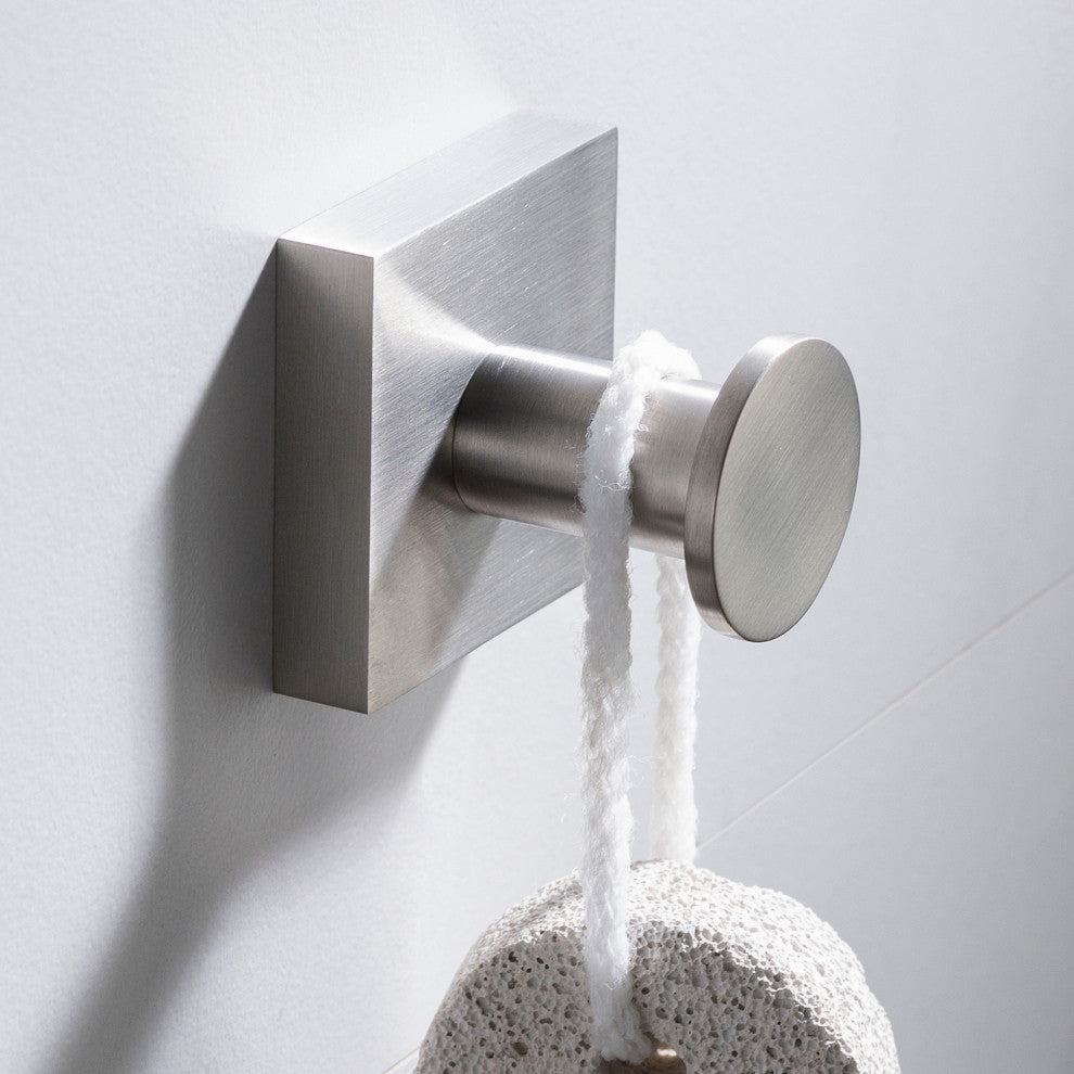 Ventus Bathroom Robe and Towel Hook Brushed Nickel