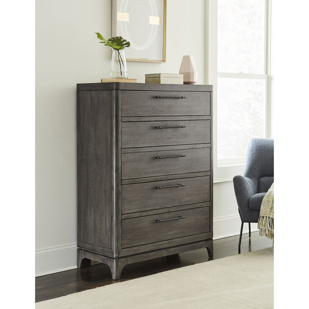 Modus Cicero Five-Drawer Chest in Rustic Latte