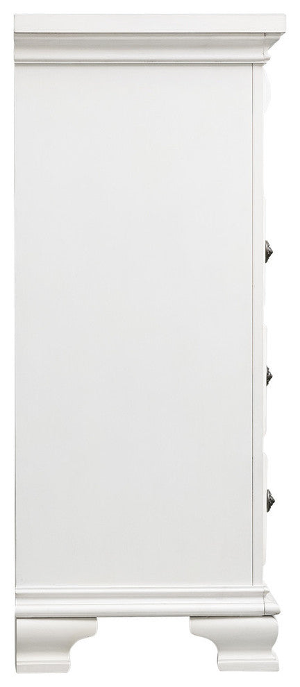 Picket House Furnishings Trent Media Chest in White