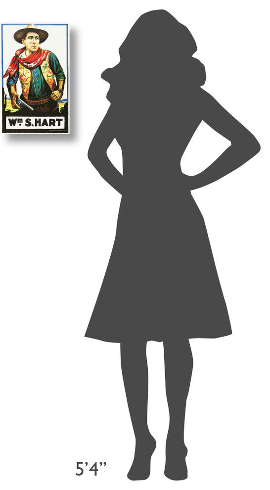"Wm S Hart" Stretched Canvas Giclee by Hollywood Photo Archive, 10x16"