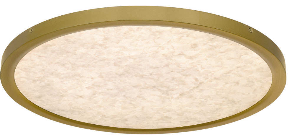 Quoizel OSTA1720 Outskirts 20"W LED Flush Mount Ceiling Fixture - Brushed Gold