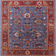 Ahgly Company Indoor Square Mid-Century Modern Area Rugs, 7' Square