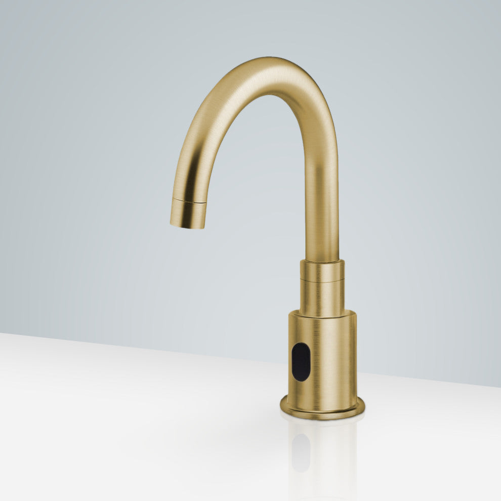 Fontana Commercial Brushed Gold Touchless Automatic Sensor Faucet