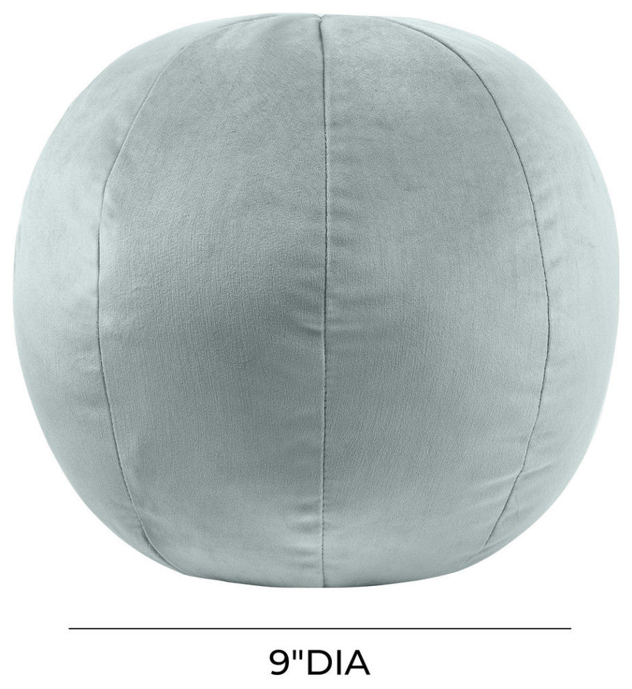 Boba 9" Sea Blue Velvet Pillow - Sea Blue