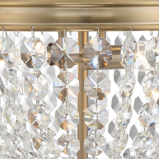 Nola 2-Light Vibrant Gold Ceiling Mount