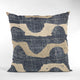 Plutus Blue Shore Stripe Luxury Throw Pillow, 20"x20"