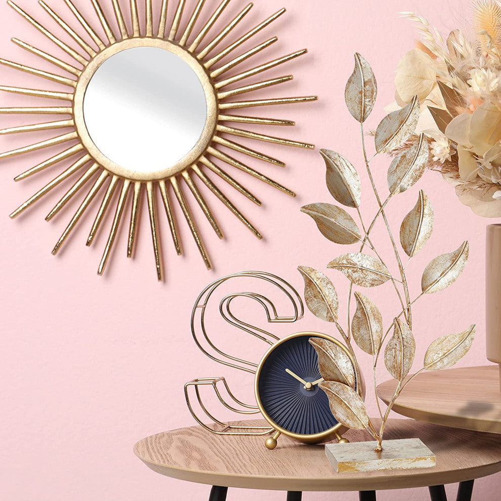Gilt Leafy Branches Sculpture
