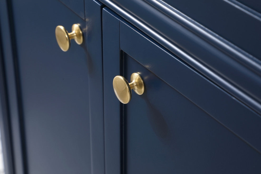 Amber 60" Double Bathroom Vanity, Blue