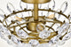 Eleana 14" Flush Mount, Brass