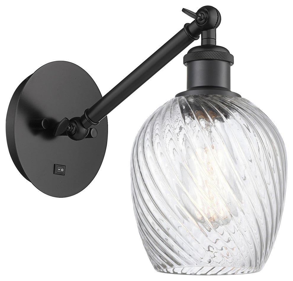 Innovations 317-1W-BK-G292-LED 1-Light Sconce, Matte Black