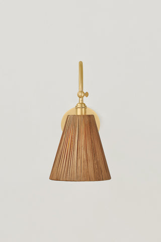 Hudson Valley Lighting Ruthin Wall Sconce, Aged Brass