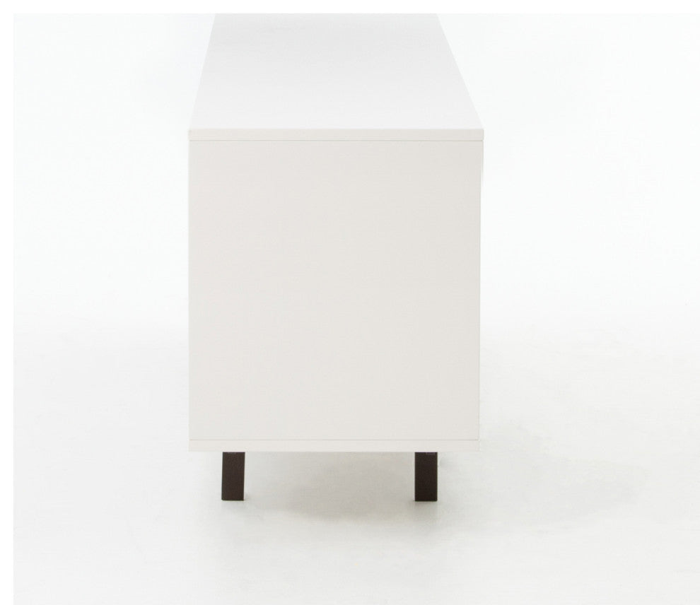 Tucker Large Media Console, White