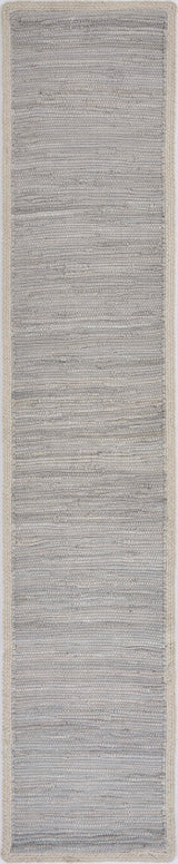 Bordered Light Gray Table Top Set, 1'4" X 6'8"